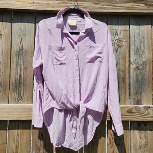 Maeve by Anthro Lavender Blouse